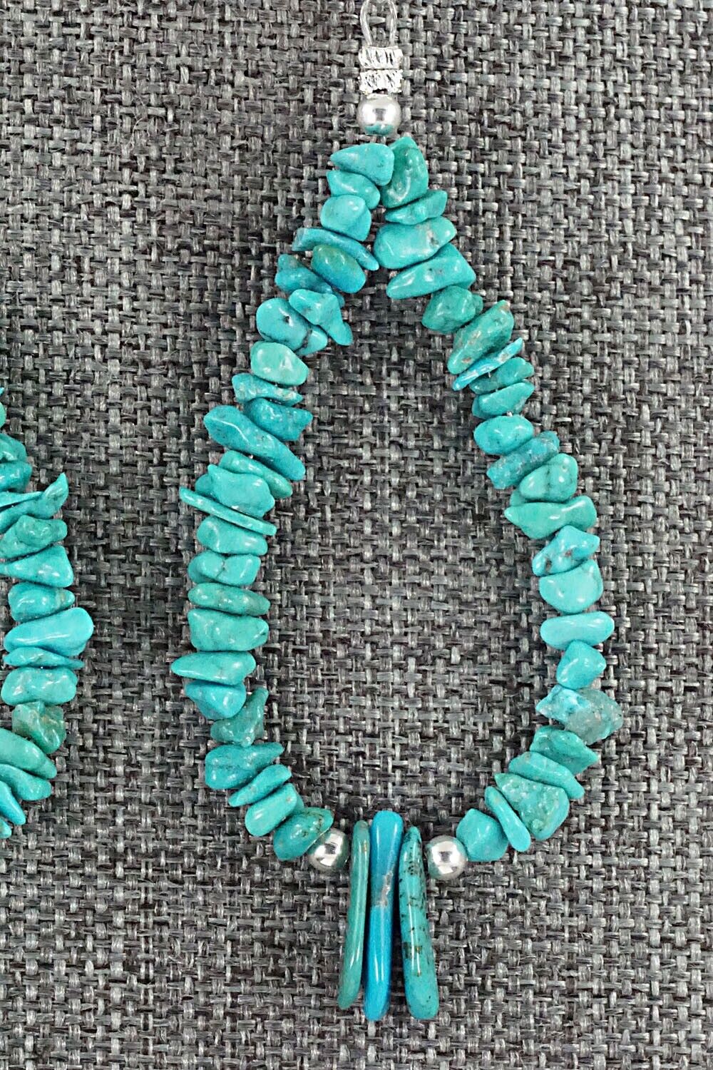 Turquoise & Sterling Silver Earrings - Tammy Nolcot