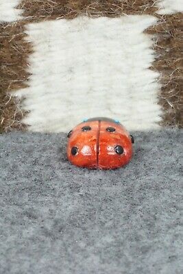 Lady Bug Zuni Fetish Carving - Reynold Lunasee