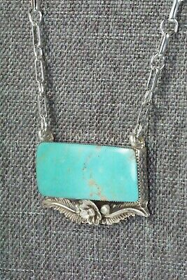 Turquoise & Sterling Silver Necklace - Greg Yazzie