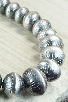 Sterling Silver Navajo Pearl Necklace - Presley Haley