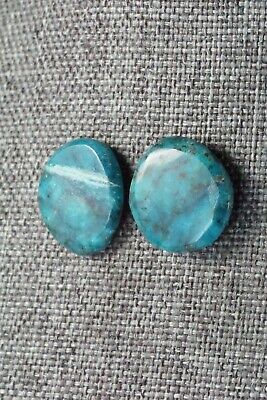 Turquoise & Sterling Silver Earrings - Joann Garcia