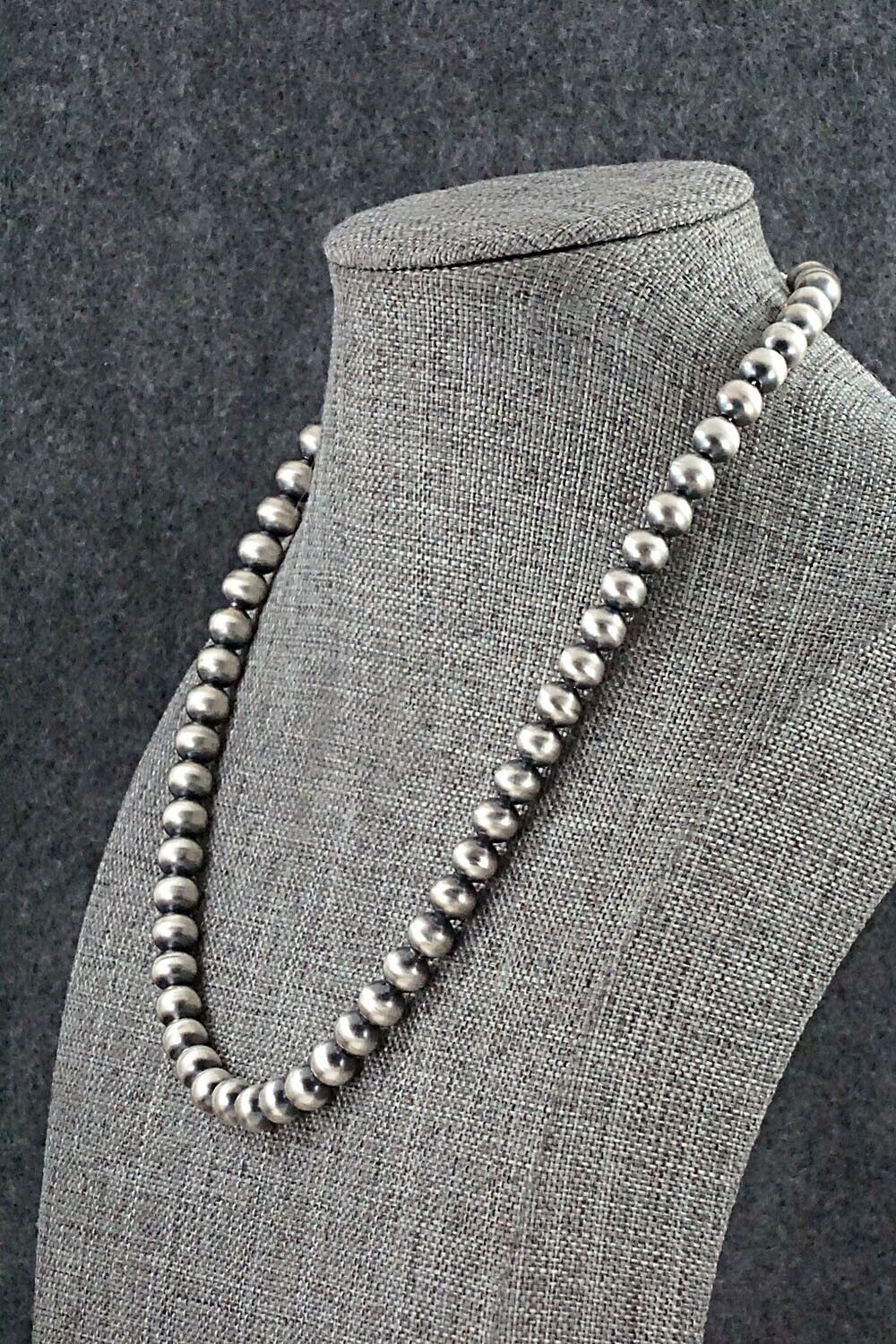 Sterling Silver Navajo Pearl Necklace - Jan Mariano