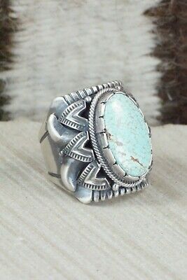 Turquoise & Sterling Silver Ring - Derrick Gordon - 10