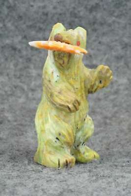 Bear Zuni Fetish Carving - Andres Quandelacy