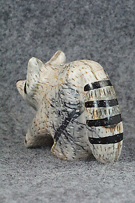 Racoon Zuni Fetish Carving - Eli Cheama
