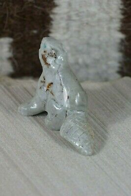 Beaver Zuni Fetish Carving - Carlos Tsattie - High Lonesome Trading