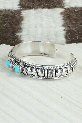 Turquoise & Sterling Silver Bracelet - Thomas Charley