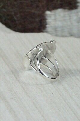 Turquoise & Sterling Silver Ring - Samuel Yellowhair - Size 7