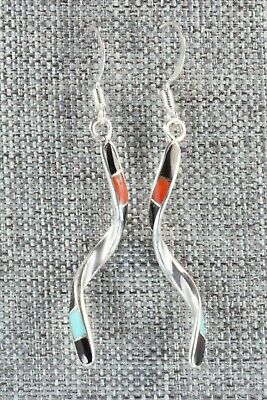 Multi Stone & Sterling Silver Earrings - Ira Johnson