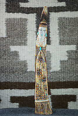 Corn Maiden Zuni Fetish Carving - Sullivan Shebola