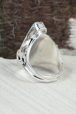 Turquoise & Sterling Silver Ring - Darrell Morgan - Size 9