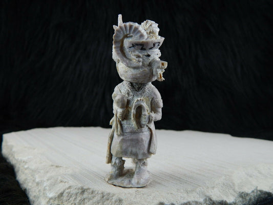 Dancer Zuni Fetish Carving - Lewis Malie Jr. - High Lonesome Trading