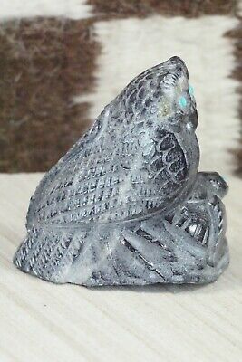 Owl Zuni Fetish Carving - Derrick Kaamasee
