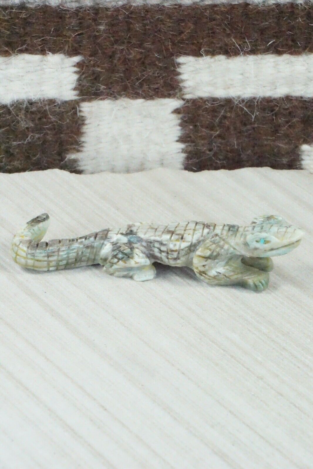 Lizard Zuni Fetish Carving - Tony Mackel