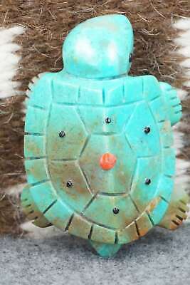 Turtle Zuni Fetish Carving - Reynold Lunasee