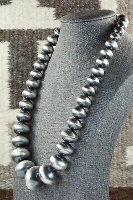 Sterling Silver Navajo Pearl Necklace - Presley Haley