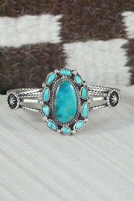Navajo Turquoise and Sterling Silver Bracelet - Native American