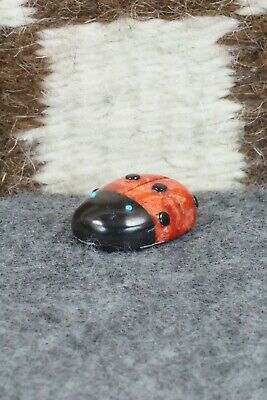 Lady Bug Zuni Fetish Carving - Reynold Lunasee
