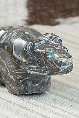 Bear Zuni Fetish Carving - Michael Mahooty
