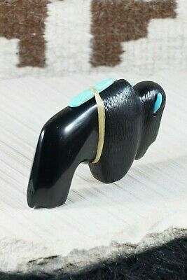 Buffalo Zuni Fetish Carving - Herbert Halate - High Lonesome Trading