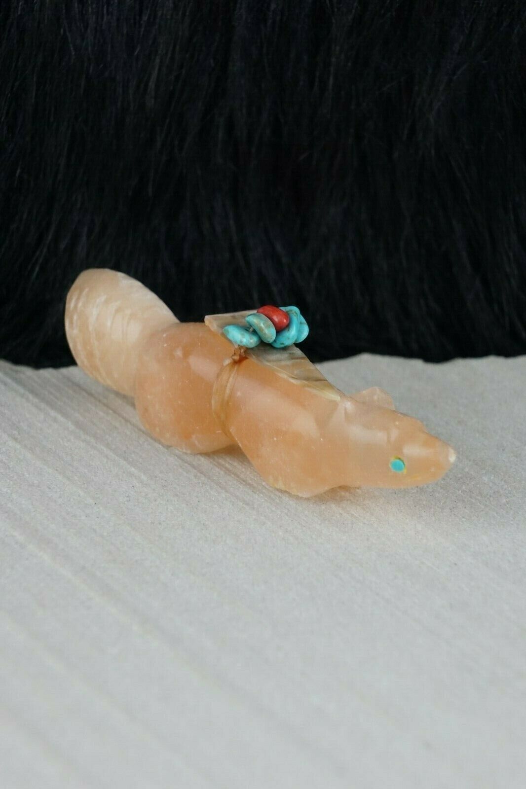 Wolf Zuni Fetish Carving - Lena Boone - High Lonesome Trading