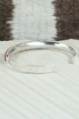 Coral & Sterling Silver Bracelet - Veronica Martza