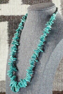 Turquoise & Sterling Silver Necklace - Navajo