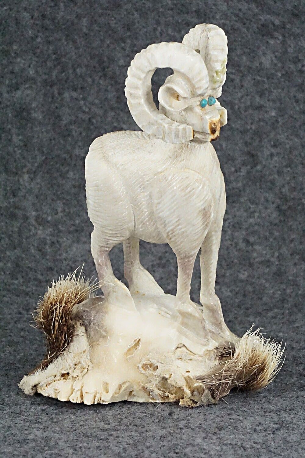 Ram Zuni Fetish Carving - Garrick Weeka