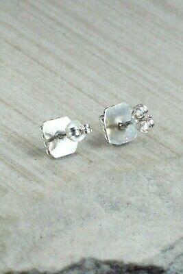Turquoise and Sterling Silver Earrings - Geneva Chuyate - High Lonesome Trading