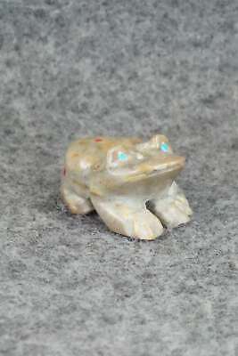 Frog Zuni Fetish Carving - Todd Lowsayatee