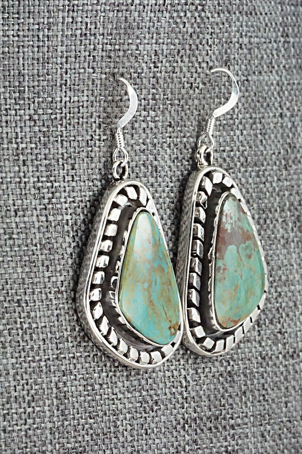 Turquoise and Sterling Silver Earrings - Sharon McCarthy