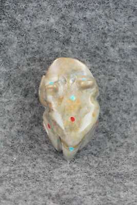 Frog Zuni Fetish Carving - Todd Lowsayatee