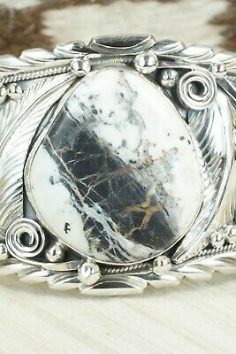 White Buffalo & Sterling Silver Bracelet - Darrell Morgan