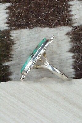 Turquoise & Sterling Silver Ring - Daniel Benally - Size 7.75