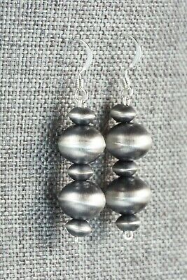 Sterling Silver Navajo Pearl Earrings - Preston Haley