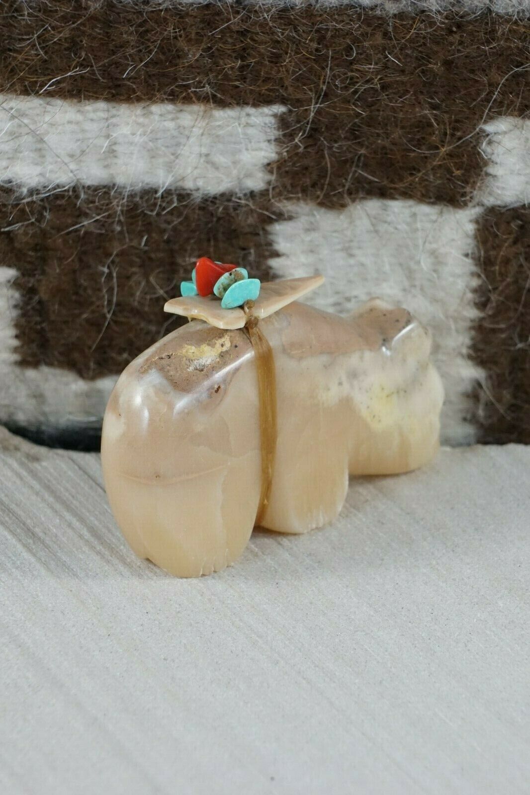 Bear Zuni Fetish Carving - Lena Boone - High Lonesome Trading