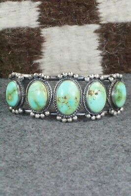 Turquoise & Sterling Silver Bracelet - Thomas Yazzie