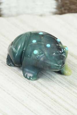Frog Zuni Fetish Carving - Ronnie Lunasee