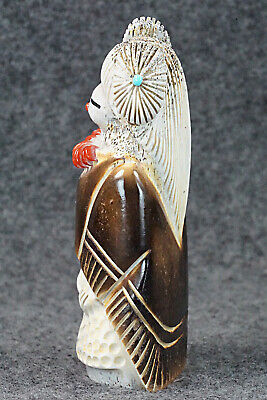 Corn Maiden Zuni Fetish Carving - Claudia Peina