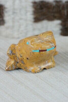 Frog Zuni Fetish Carving - Tony Laiwakete - High Lonesome Trading
