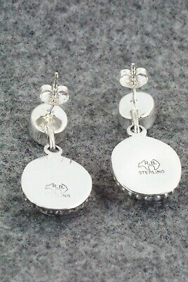 Turquoise & Sterling Silver Earrings - Verley Betone