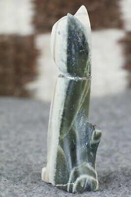 Cat Zuni Fetish Carving - Kenny Chavez