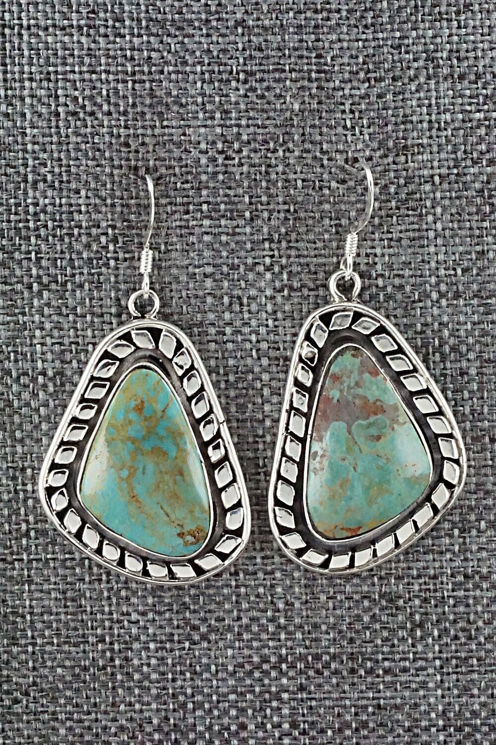 Turquoise and Sterling Silver Earrings - Sharon McCarthy