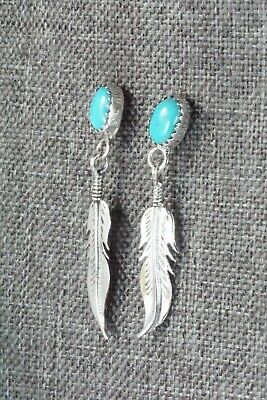Turquoise & Sterling Silver Earrings - Sharon McCarthy