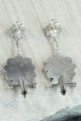 Turquoise & Sterling Silver Earrings - Zuni - High Lonesome Trading