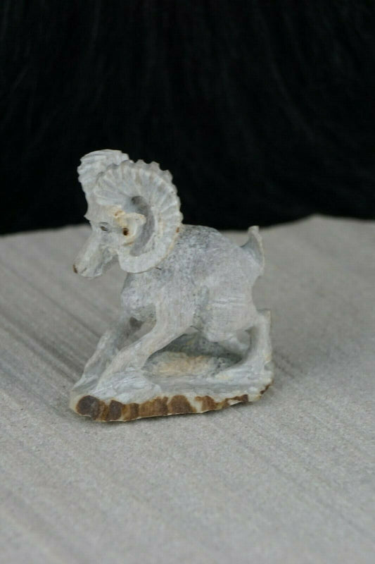 Ram Zuni Fetish Carving - Lewis Malie Jr. - High Lonesome Trading