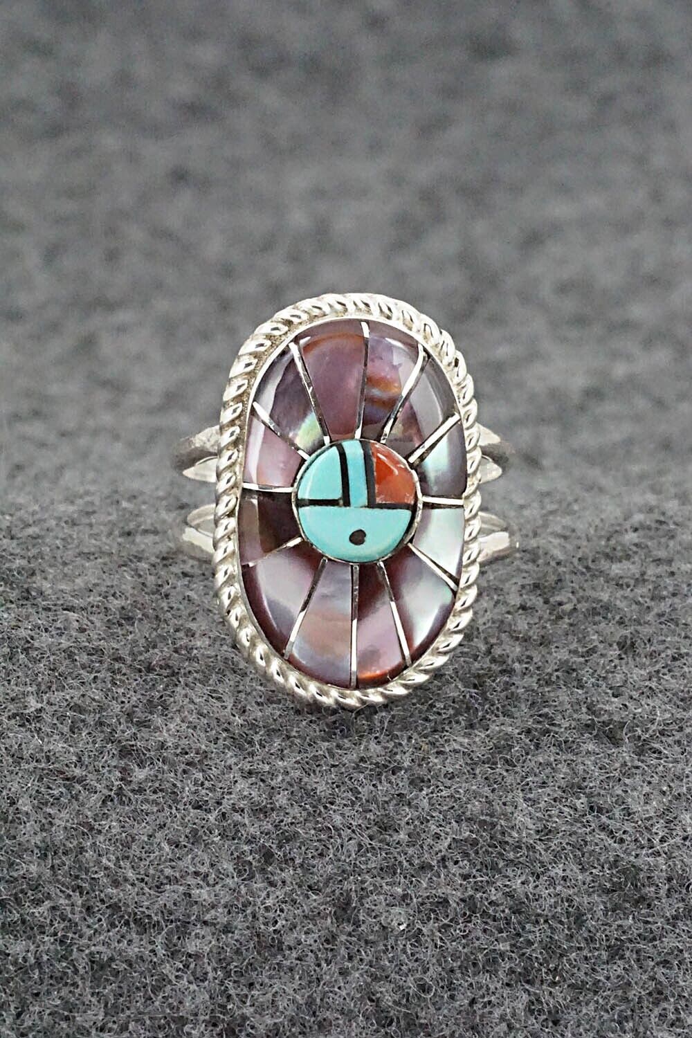 Multi Stone & Sterling Silver Ring - Ola Eriacho - Size 8