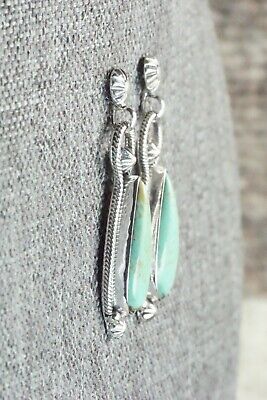 Turquoise & Sterling Silver Earrings - Verley Betone