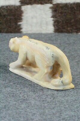 Mountain Lion Zuni Fetish Carving - Derrick Kaamasee