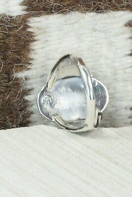 Turquoise & Sterling Silver Ring - Jeanette Saunders - Size 14